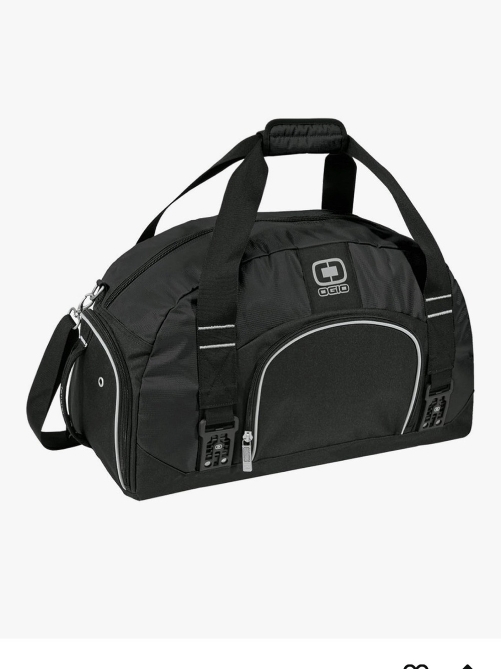 OGIO Black Men's Duffel Bag with Adjustable Shoulder Strap - Picture 14 of 14